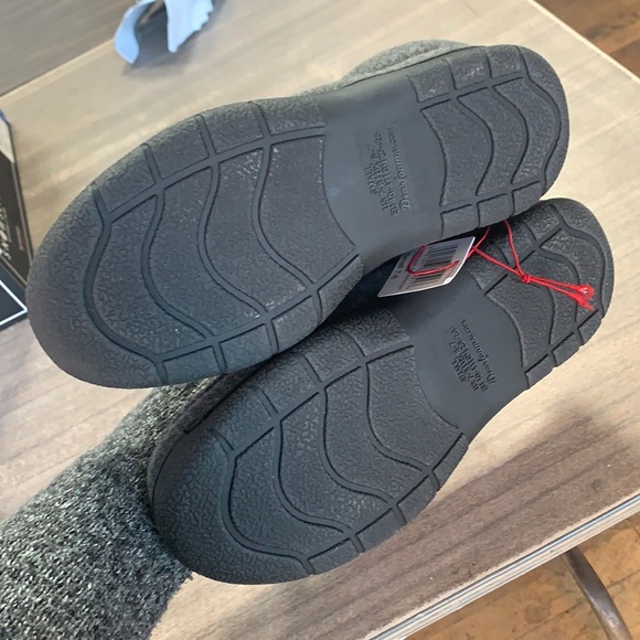 NWT 2020 Men’s Dearfoams Indoor Outdoor Slippers Gray Heather - Picture 5 of 7